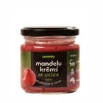 mandeļu krēms ar ķiršiem vegāns bez cukura glutēna laktozes produkts